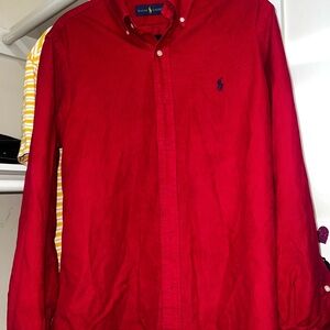 Vintage Polo Ralph Lauren Red Corduroy Shirt